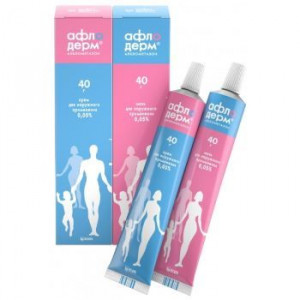 АФЛОДЕРМ 0,05% 40Г. №1 КРЕМ Д/НАРУЖ.ПРИМ. ТУБА АФЛОДЕРМ 0,05% 40Г. №1 КРЕМ Д/НАРУЖ.ПРИМ. ТУБА