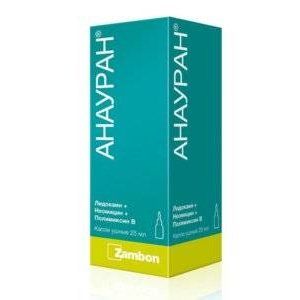 АНАУРАН 25МЛ. УШНЫЕ КАПЛИ ФЛ./КАП. АНАУРАН 25МЛ. УШНЫЕ КАПЛИ ФЛ./КАП.