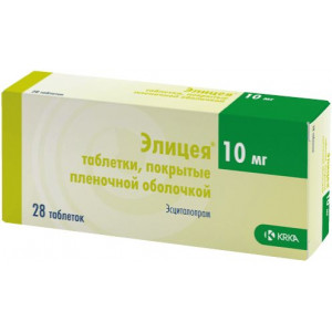 ЭЛИЦЕЯ 10МГ. №28 ТАБ. П/П/О /KRKA/ ЭЛИЦЕЯ 10МГ. №28 ТАБ. П/П/О /KRKA/