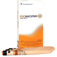 РОСИНСУЛИН М МИКС 30/70 100МЕ/МЛ. 3МЛ. №5 СУСП. Д/П/К КАРТРИДЖИ В ШПРИЦ-РУЧКАХ /МЕДСИНТЕЗ/