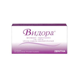 ВИДОРА 3МГ.+0,03МГ. №28 ТАБ. П/П/О ВИДОРА 3МГ.+0,03МГ. №28 ТАБ. П/П/О