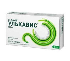 УЛЬКАВИС 120МГ. №28 ТАБ. П/П/О /KRKA/