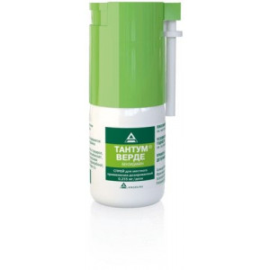 ТАНТУМ ВЕРДЕ 0,255МКГ/ДОЗА 30МЛ. 176ДОЗ СПРЕЙ Д/МЕСТ.ПРИМ. ДОЗИР. ФЛ. ТАНТУМ ВЕРДЕ 0,255МКГ/ДОЗА 30МЛ. 176ДОЗ СПРЕЙ Д/МЕСТ.ПРИМ. ДОЗИР. ФЛ.