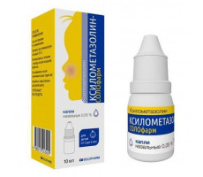 КСИЛОМЕТАЗОЛИН-СОЛОФАРМ 0,05% 10МЛ. НАЗАЛ.КАПЛИ ФЛ./КАП. /ГРОТЕКС/