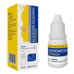 КСИЛОМЕТАЗОЛИН-СОЛОФАРМ 0,05% 10МЛ. НАЗАЛ.КАПЛИ ФЛ./КАП. /ГРОТЕКС/
