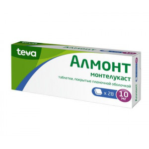 АЛМОНТ 10МГ. №28 ТАБ. П/О АЛМОНТ 10МГ. №28 ТАБ. П/О