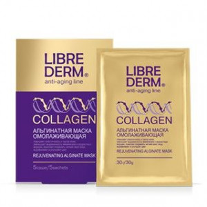 ЛИБРИДЕРМ КОЛЛАГЕН МАСКА АЛЬГИНАТНАЯ ОМОЛАЖ. 30Г. №5 [LIBREDERM]