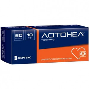 ЛОТОНЕЛ 10МГ. №60 ТАБ. /ВЕРТЕКС/ ЛОТОНЕЛ 10МГ. №60 ТАБ. /ВЕРТЕКС/