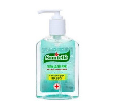 САНИТЕЛЬ ГЕЛЬ Д/РУК АНТИСЕПТ. АЛОЭ ВИТ. Е ЗЕЛ. 250МЛ. ФЛ. [SANITELLE]