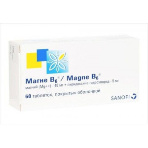 МАГНЕ В6 ФОРТЕ №60 ТАБ. П/П/О МАГНЕ В6 ФОРТЕ №60 ТАБ. П/П/О