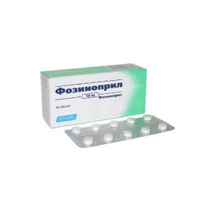 ФОЗИНОПРИЛ 10МГ. №30 ТАБ. П/О /БИОКОМ/ ФОЗИНОПРИЛ 10МГ. №30 ТАБ. П/О /БИОКОМ/
