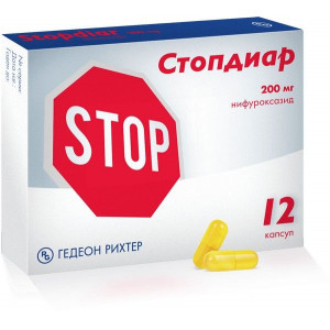 СТОПДИАР 200МГ. №12 КАПС. СТОПДИАР 200МГ. №12 КАПС.