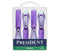 ПРЕЗИДЕНТ ЕРШИКИ КЛАССИК МЕЖЗУБ. S 0,3ММ. №4 [PRESIDENT]