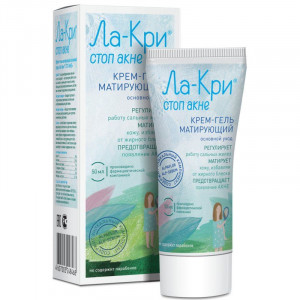 ЛА-КРИ СТОП АКНЕ КРЕМ-ГЕЛЬ МАТИР. 50МЛ. ТУБА /ВЕРТЕ/ ЛА-КРИ СТОП АКНЕ КРЕМ-ГЕЛЬ МАТИР. 50МЛ. ТУБА /ВЕРТЕ/