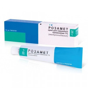 РОЗАМЕТ КРЕМ 1% 25Г. ТУБА РОЗАМЕТ КРЕМ 1% 25Г. ТУБА