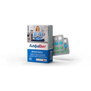 АЛФАВИТ А/СТРЕСС №60 ТАБ. АЛФАВИТ А/СТРЕСС №60 ТАБ.