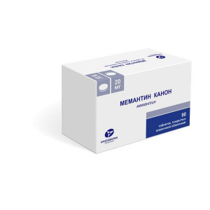 МЕМАНТИН КАНОН 20МГ. №90 ТАБ. П/П/О /КАНОНФАРМА/ МЕМАНТИН КАНОН 20МГ. №90 ТАБ. П/П/О /КАНОНФАРМА/