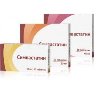 СИМВАСТАТИН 40МГ. №30 ТАБ. П/П/О /АТОЛЛ/ОЗОН/ СИМВАСТАТИН 40МГ. №30 ТАБ. П/П/О /АТОЛЛ/ОЗОН/