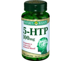 НЕЙЧЕС БАУНТИ 5-ГИДРОКСИТРИПТОФАН 100МГ. №60 КАПС. [NATURE'S BOUNTY]