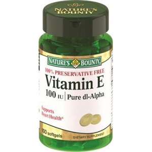 НЕЙЧЕС БАУНТИ ВИТ.Е 100МЕ №100 КАПС. [NATURE'S BOUNTY]