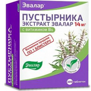 ВИТАБОТАНИКА ПУСТЫРНИК ЭКСТРАКТ 14МГ. №300 ТАБ. /ЭВАЛАР/ ВИТАБОТАНИКА ПУСТЫРНИК ЭКСТРАКТ 14МГ. №300 ТАБ. /ЭВАЛАР/