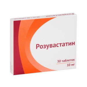 РОЗУВАСТАТИН 10МГ. №30 ТАБ. П/П/О /ОЗОН/ РОЗУВАСТАТИН 10МГ. №30 ТАБ. П/П/О /ОЗОН/