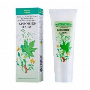 ДОКТОР Н БРИОНИЯ ПЛЮС 70Г. №1 МАЗЬ ГОМЕОПАТ. ТУБА ДОКТОР Н БРИОНИЯ ПЛЮС 70Г. №1 МАЗЬ ГОМЕОПАТ. ТУБА