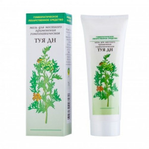 ДОКТОР Н ТУЯ ДН 70Г. №1 МАЗЬ Д/МЕСТ.ПРИМ. ГОМЕОПАТ. ТУБА ДОКТОР Н ТУЯ ДН 70Г. №1 МАЗЬ Д/МЕСТ.ПРИМ. ГОМЕОПАТ. ТУБА