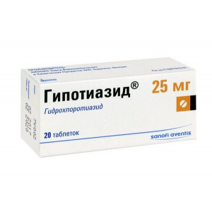 ГИПОТИАЗИД 25МГ. №20 ТАБ. /САНОФИ/ОПЕЛЛА/ ГИПОТИАЗИД 25МГ. №20 ТАБ. /САНОФИ/ОПЕЛЛА/