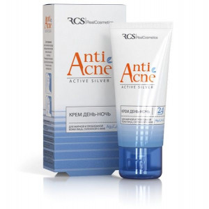 РКС АНТИ-АКНЕ КРЕМ ДЕНЬ-НОЧЬ Д/ЖИР. КОЖИ 40МЛ. [RCS] РЕАЛКОСМЕТИК