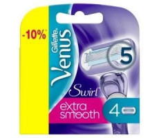 ЖИЛЛЕТ ВЕНУС КАССЕТЫ EXTRA SMOOTH SWIRL №4 [GILLETTE]