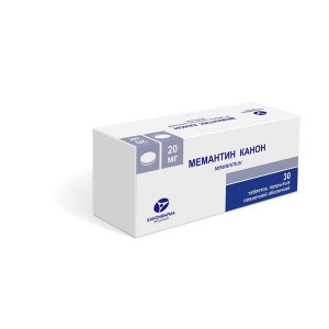 МЕМАНТИН КАНОН 20МГ. №30 ТАБ. П/П/О /КАНОНФАРМА/ МЕМАНТИН КАНОН 20МГ. №30 ТАБ. П/П/О /КАНОНФАРМА/