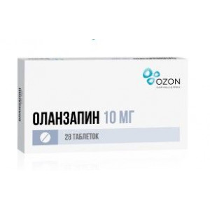 ОЛАНЗАПИН 10МГ. №28 ТАБ. П/О /АТОЛЛ/ОЗОН/ ОЛАНЗАПИН 10МГ. №28 ТАБ. П/О /АТОЛЛ/ОЗОН/
