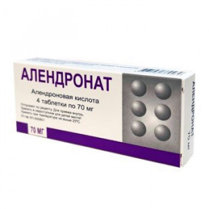 АЛЕНДРОНАТ 70МГ. №4 ТАБ. /БЕРЕЗОВСКИЙ/ АЛЕНДРОНАТ 70МГ. №4 ТАБ. /БЕРЕЗОВСКИЙ/