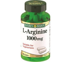 НЕЙЧЕС БАУНТИ L-АРГИНИН 1000МГ. №50 ТАБ. [NATURE'S BOUNTY]