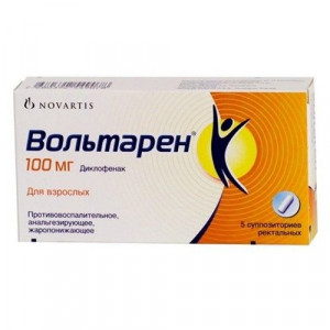 ВОЛЬТАРЕН 100МГ. №5 СУПП. РЕКТ. ВОЛЬТАРЕН 100МГ. №5 СУПП. РЕКТ.