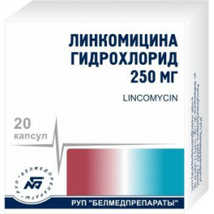 ЛИНКОМИЦИН 250МГ. №20 КАПС. /БЕЛМЕДПРЕПАРАТЫ/ ЛИНКОМИЦИН 250МГ. №20 КАПС. /БЕЛМЕДПРЕПАРАТЫ/