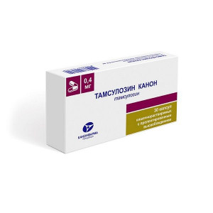 ТАМСУЛОЗИН-КАНОН 0,4МГ. №30 КАПС. КШ/РАСТВ. ПРОЛОНГ.ВЫСВ. /КАНОНФАРМА/ ТАМСУЛОЗИН-КАНОН 0,4МГ. №30 КАПС. КШ/РАСТВ. ПРОЛОНГ.ВЫСВ. /КАНОНФАРМА/