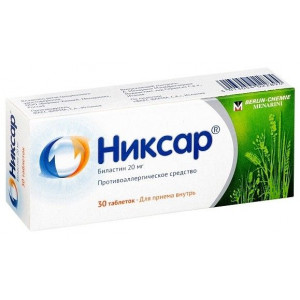 НИКСАР 20МГ. №30 ТАБ. НИКСАР 20МГ. №30 ТАБ.