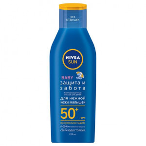 НИВЕЯ САН ЛОСЬОН СОЛНЦЕЗАЩ. Д/ДЕТ. SPF-50 200МЛ. [NIVEA]