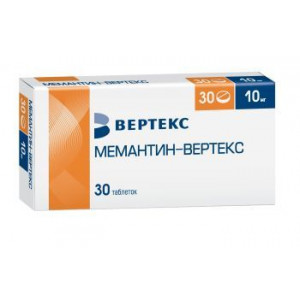 МЕМАНТИН 10МГ. №30 ТАБ. П/П/О /ВЕРТЕКС/ МЕМАНТИН 10МГ. №30 ТАБ. П/П/О /ВЕРТЕКС/