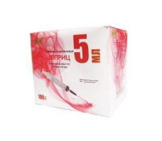 СФМ ШПРИЦ 5МЛ. 2-Х КОМП. 0,7Х40ММ 22G №100 [SFM]