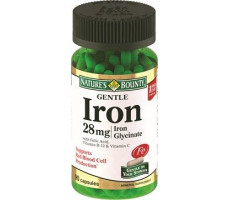 НЕЙЧЕС БАУНТИ ЛЕГКОДОСТУПНОЕ ЖЕЛЕЗО 28МГ. №90 КАПС. [NATURE'S BOUNTY]