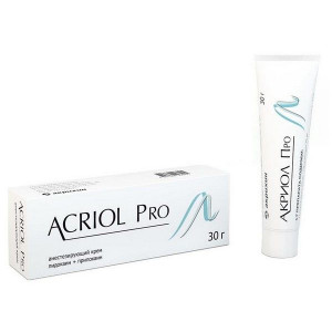 АКРИОЛ ПРО 2,5%+2,5% 30Г. №1 КРЕМ Д/МЕСТ. И НАРУЖ.ПРИМ. ТУБА АКРИОЛ ПРО 2,5%+2,5% 30Г. №1 КРЕМ Д/МЕСТ. И НАРУЖ.ПРИМ. ТУБА