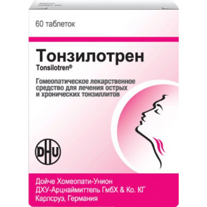 ТОНЗИЛОТРЕН №60 ТАБ. Д/РАСС. ГОМЕОПАТ. ТОНЗИЛОТРЕН №60 ТАБ. Д/РАСС. ГОМЕОПАТ.