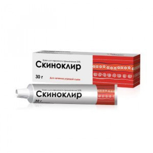 СКИНОКЛИР 20% 30Г. КРЕМ Д/НАРУЖ.ПРИМ. ТУБА СКИНОКЛИР 20% 30Г. КРЕМ Д/НАРУЖ.ПРИМ. ТУБА