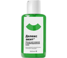 ДЕЛЕКС АКНЕ ЛОСЬОН Д/ЖИРН. КОМБ. КОЖИ 300МЛ.