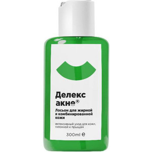 ДЕЛЕКС АКНЕ ЛОСЬОН Д/ЖИРН. КОМБ. КОЖИ 300МЛ.