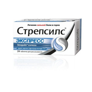 СТРЕПСИЛС ЭКСПРЕСС №24 ТАБ. Д/РАСС. СТРЕПСИЛС ЭКСПРЕСС №24 ТАБ. Д/РАСС.