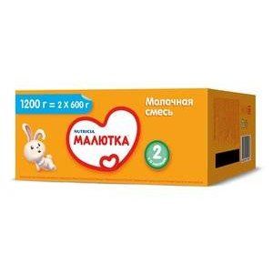 МАЛЮТКА 2 МОЛОЧНАЯ СМЕСЬ 1200Г. (600Г.Х2) 6+МЕС. МАЛЮТКА 2 МОЛОЧНАЯ СМЕСЬ 1200Г. (600Г.Х2) 6+МЕС.